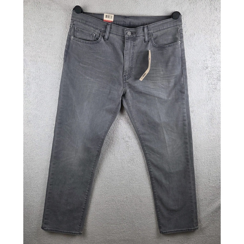NWT Levi's 504 Regular Straight Jeans Gray Denim Men's 36x32(37x31) 29990-0463